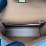 Mini Kelly Epsom Gold GHW