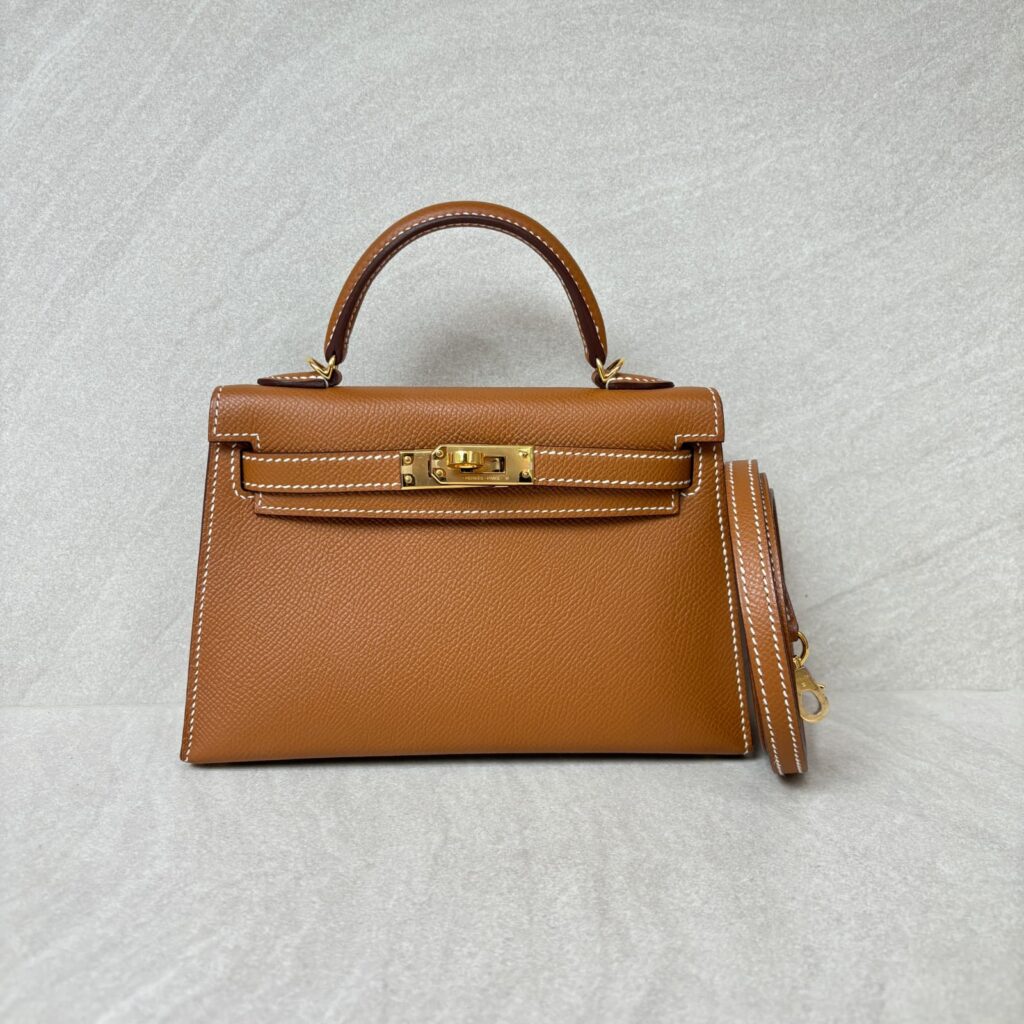 Mini Kelly Epsom Gold GHW