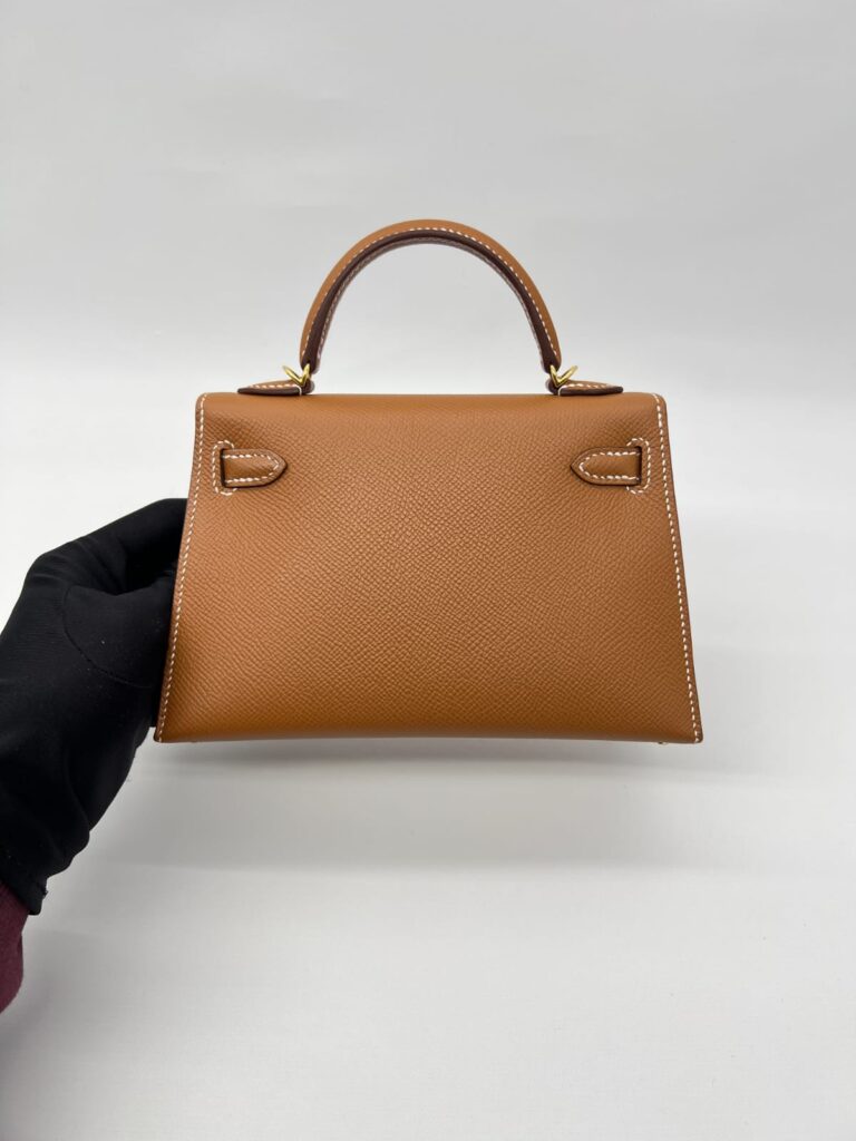 Mini Kelly Epsom Gold GHW