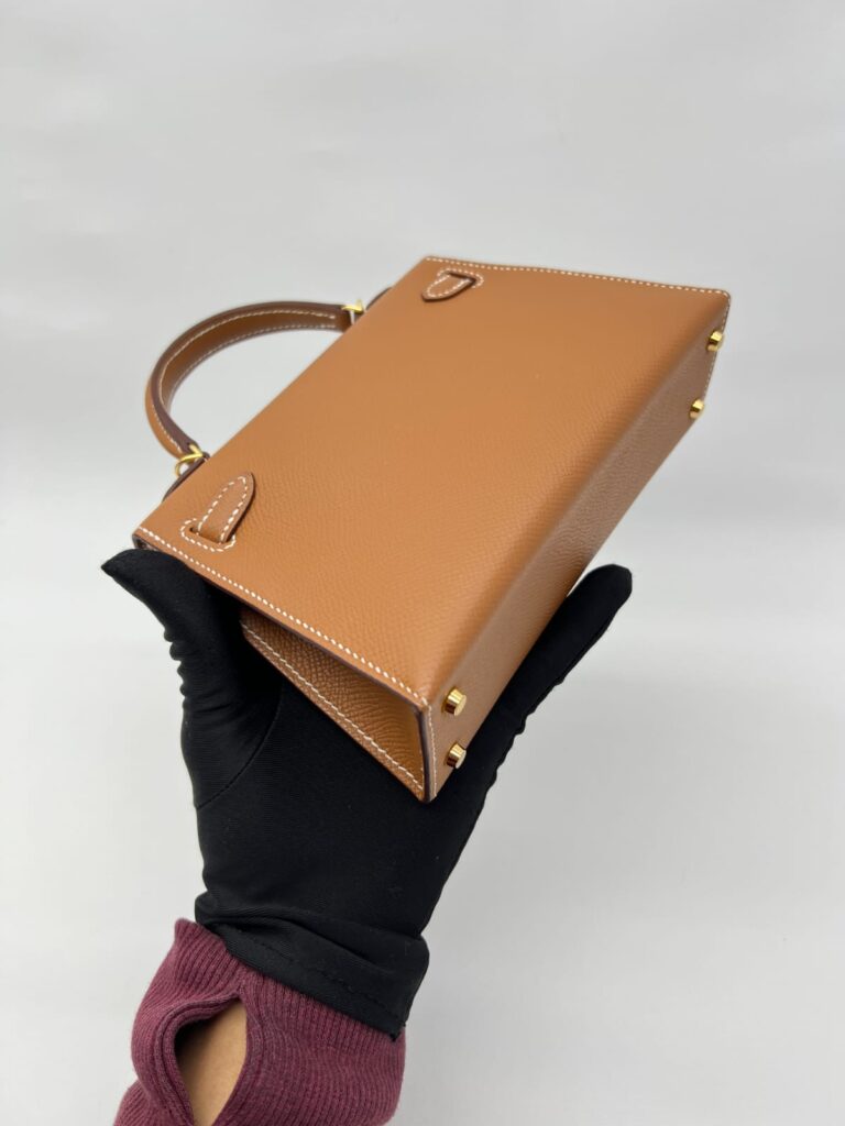 Mini Kelly Epsom Gold GHW