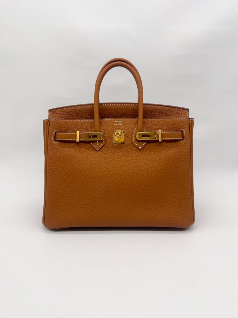 Birkin 25 Togo Gold GHW