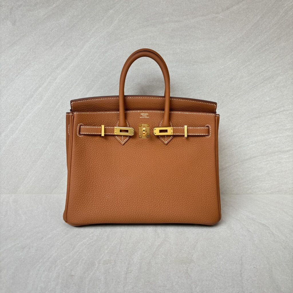 Birkin 25 Togo Gold GHW