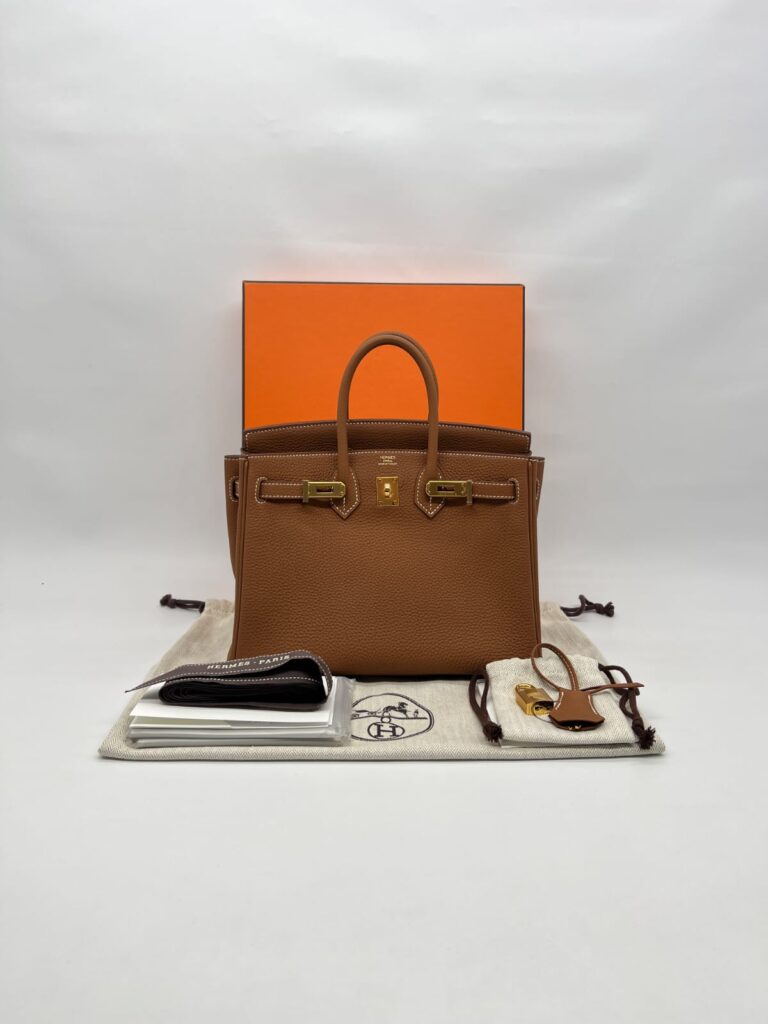 Birkin 25 Togo Gold GHW
