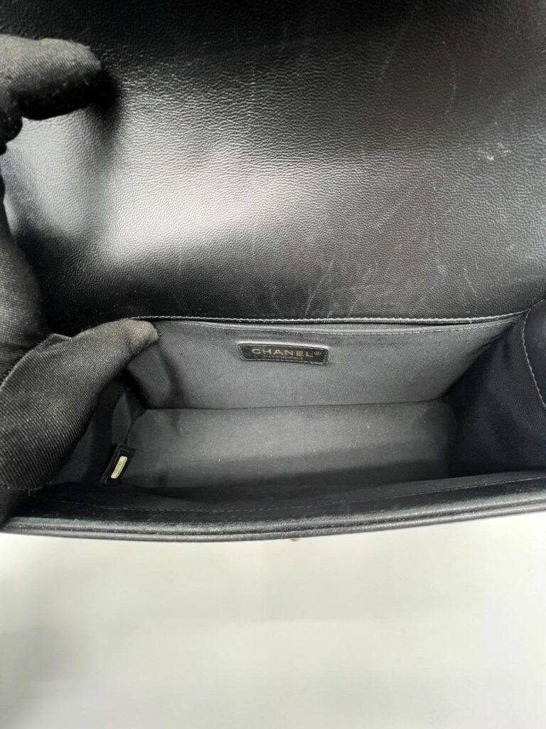 Boy 25 Lambskin Black GHW