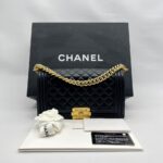 Boy 25 Lambskin Black GHW