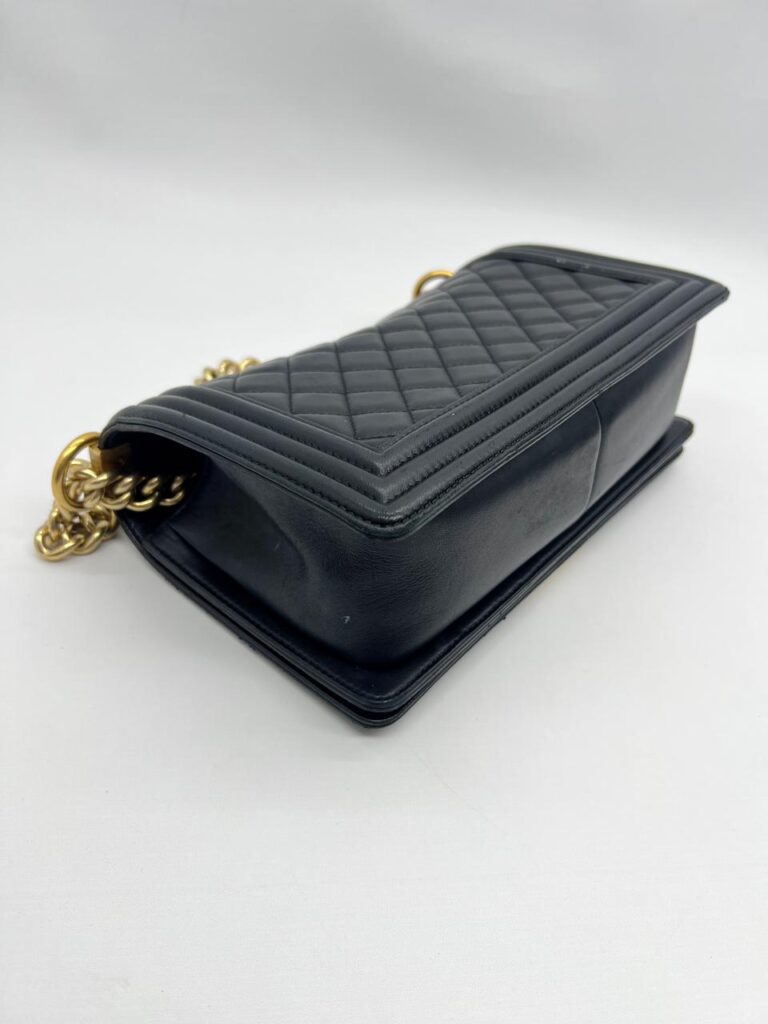 Boy 25 Lambskin Black GHW