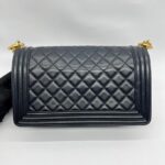 Boy 25 Lambskin Black GHW