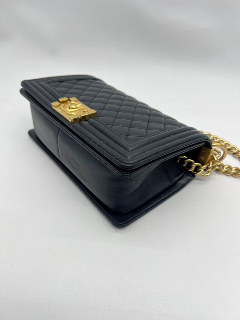 Boy 25 Lambskin Black GHW