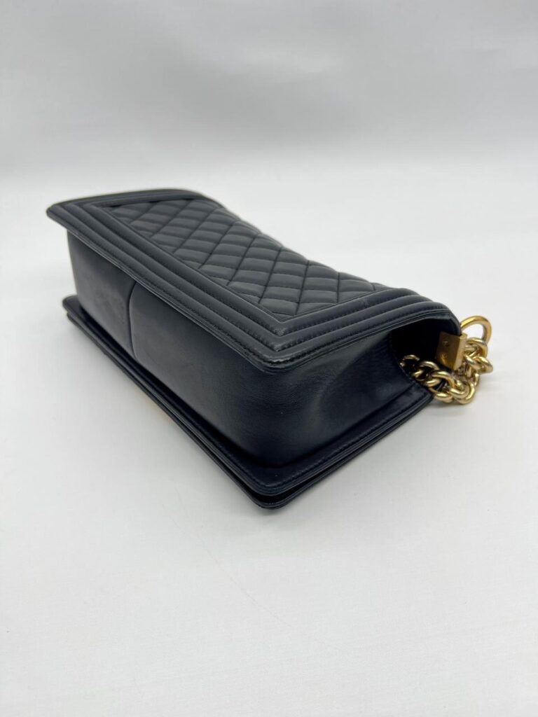 Boy 25 Lambskin Black GHW