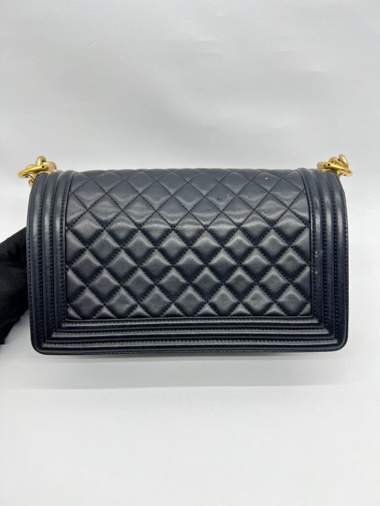 Boy 25 Lambskin Black GHW