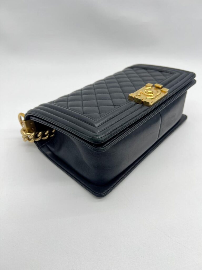 Boy 25 Lambskin Black GHW