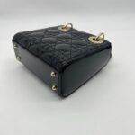 Mini Lady Dior Vernis Black LGHW