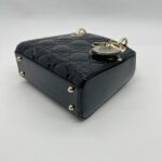 Mini Lady Dior Vernis Black LGHW