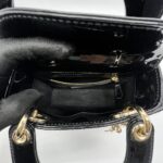 Mini Lady Dior Vernis Black LGHW