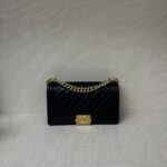 Boy 25 Lambskin Black GHW