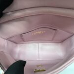 CC Pearl Flap Bag Lambskin Light Purple GHW