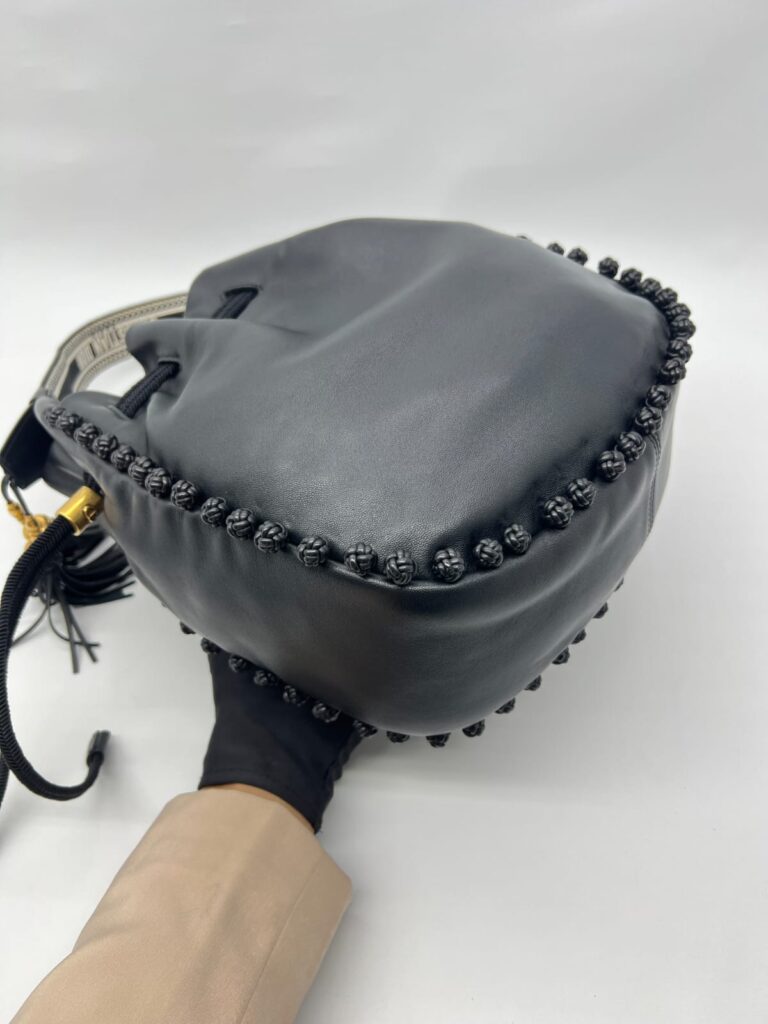 Hobo Bucket Bag Black GHW