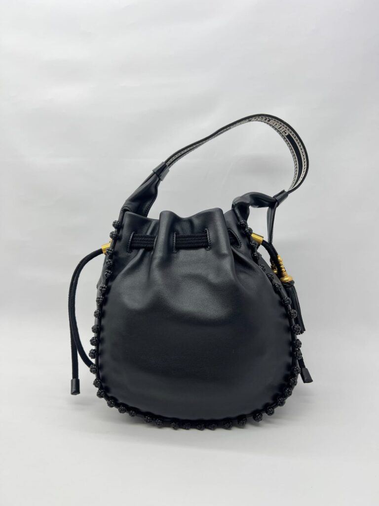 Hobo Bucket Bag Black GHW