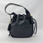 Hobo Bucket Bag Black GHW