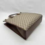 Medium Tote Bag Interlocking Upreme Canvas Brown