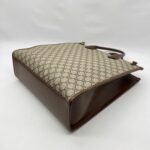 Medium Tote Bag Interlocking Upreme Canvas Brown