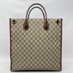 Medium Tote Bag Interlocking Upreme Canvas Brown