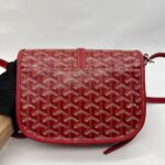 Belvedere II PM Goyardine Red SHW