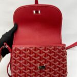 Belvedere II PM Goyardine Red SHW