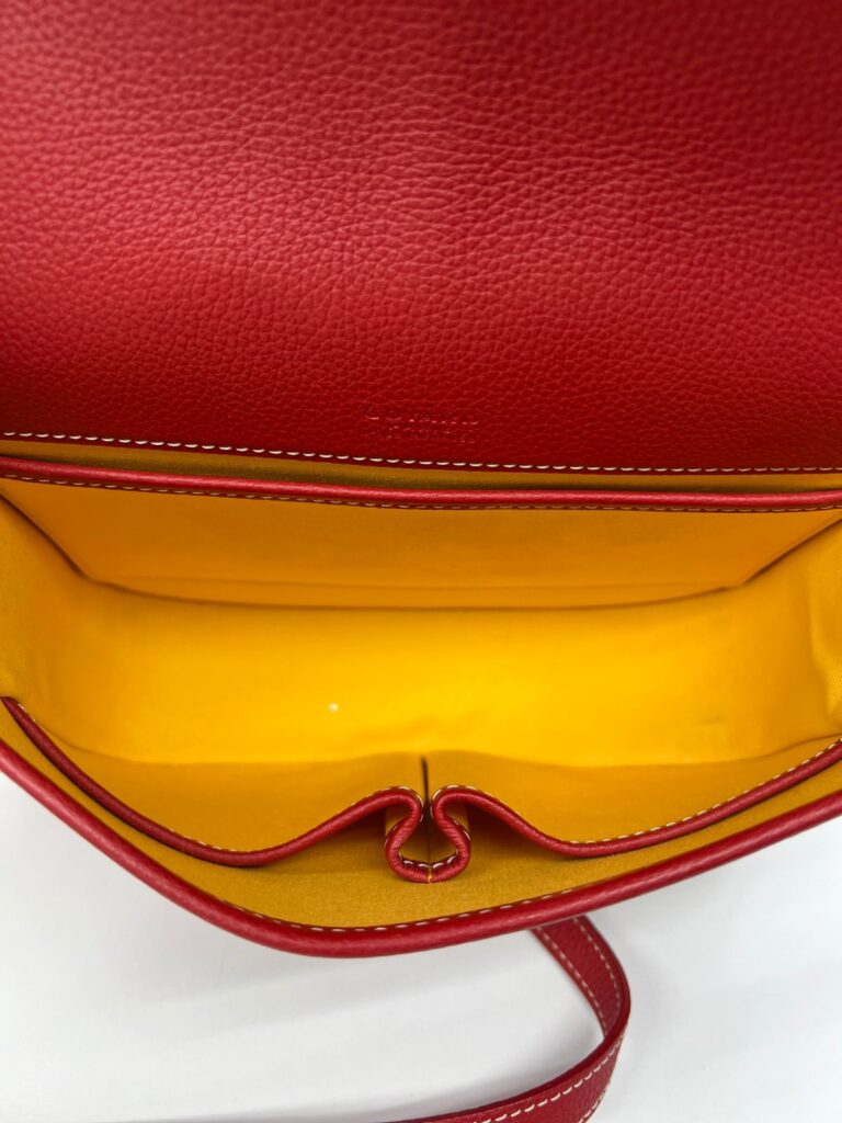 Belvedere II PM Goyardine Red SHW