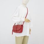 Belvedere II PM Goyardine Red SHW