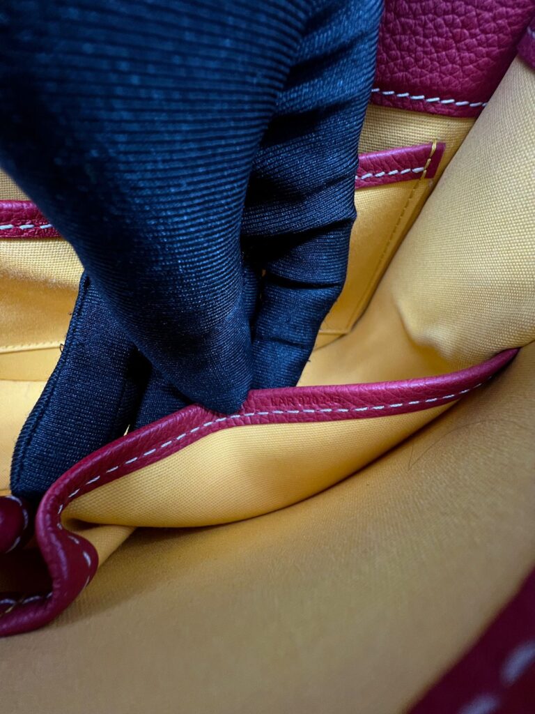 Belvedere II PM Goyardine Red SHW