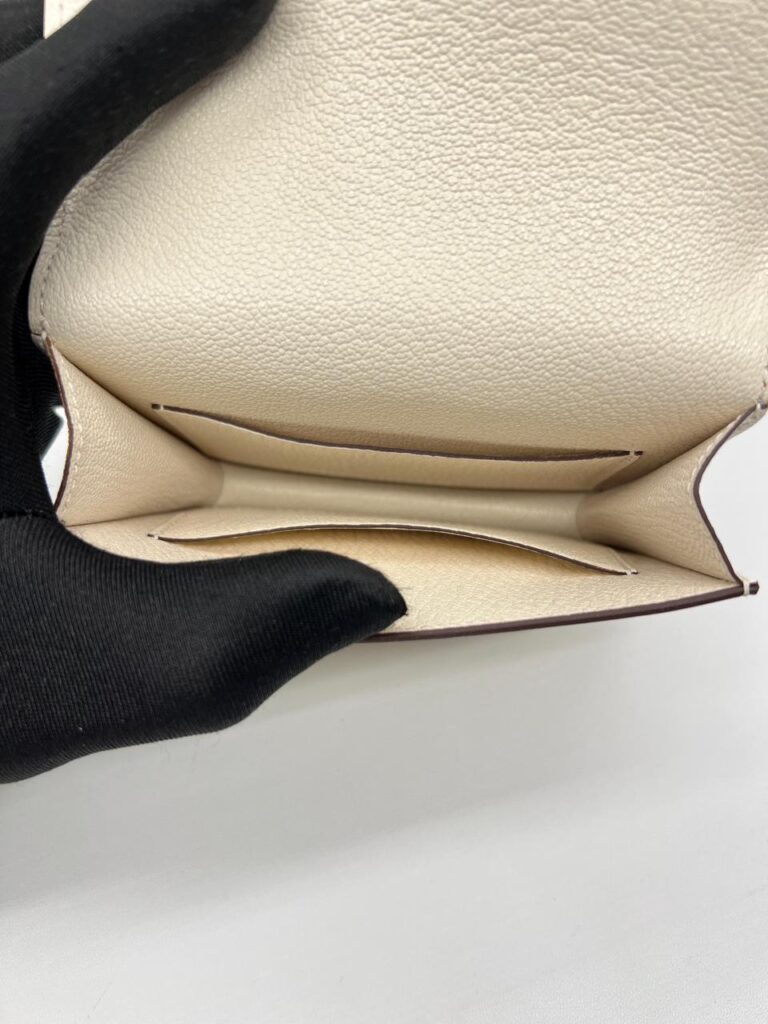 Roulis Slim Wallet Epsom Mushroom GHW