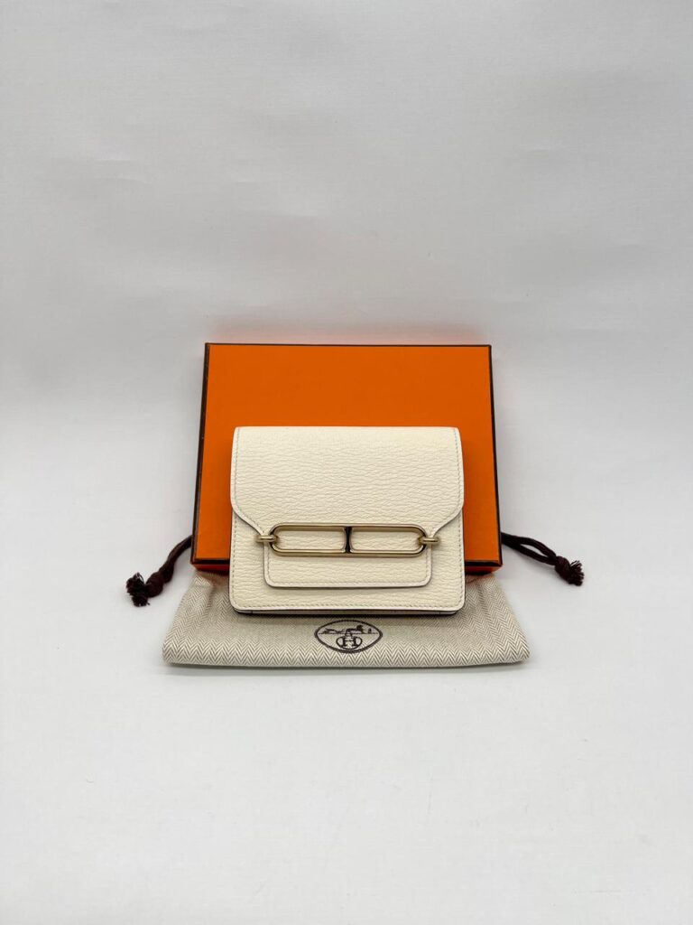 Roulis Slim Wallet Epsom Mushroom GHW