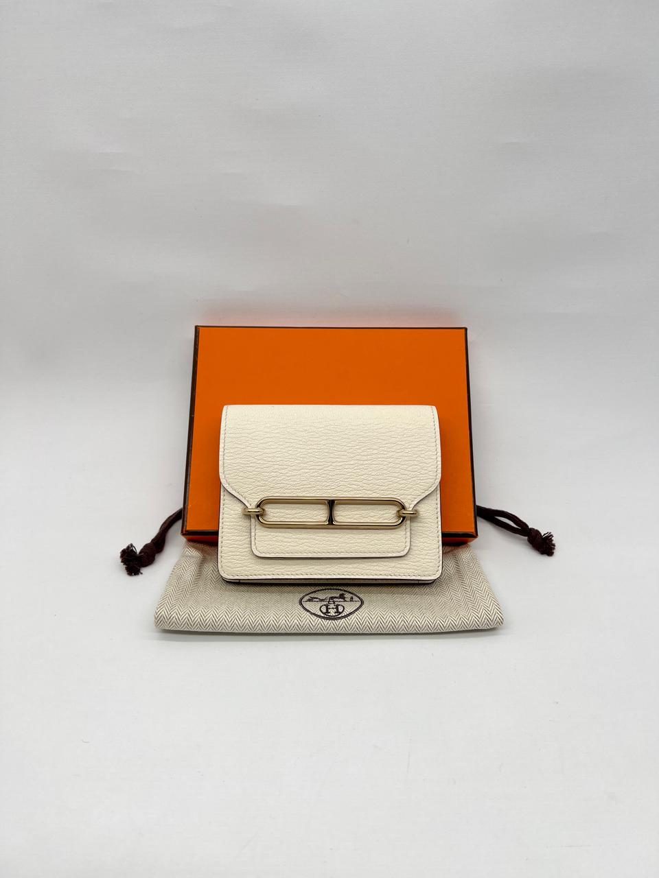 Roulis Slim Wallet Epsom Mushroom GHW