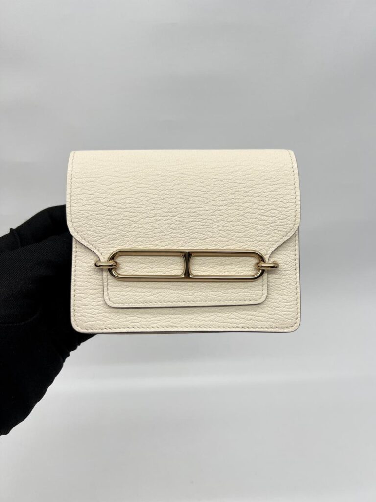 Roulis Slim Wallet Epsom Mushroom GHW