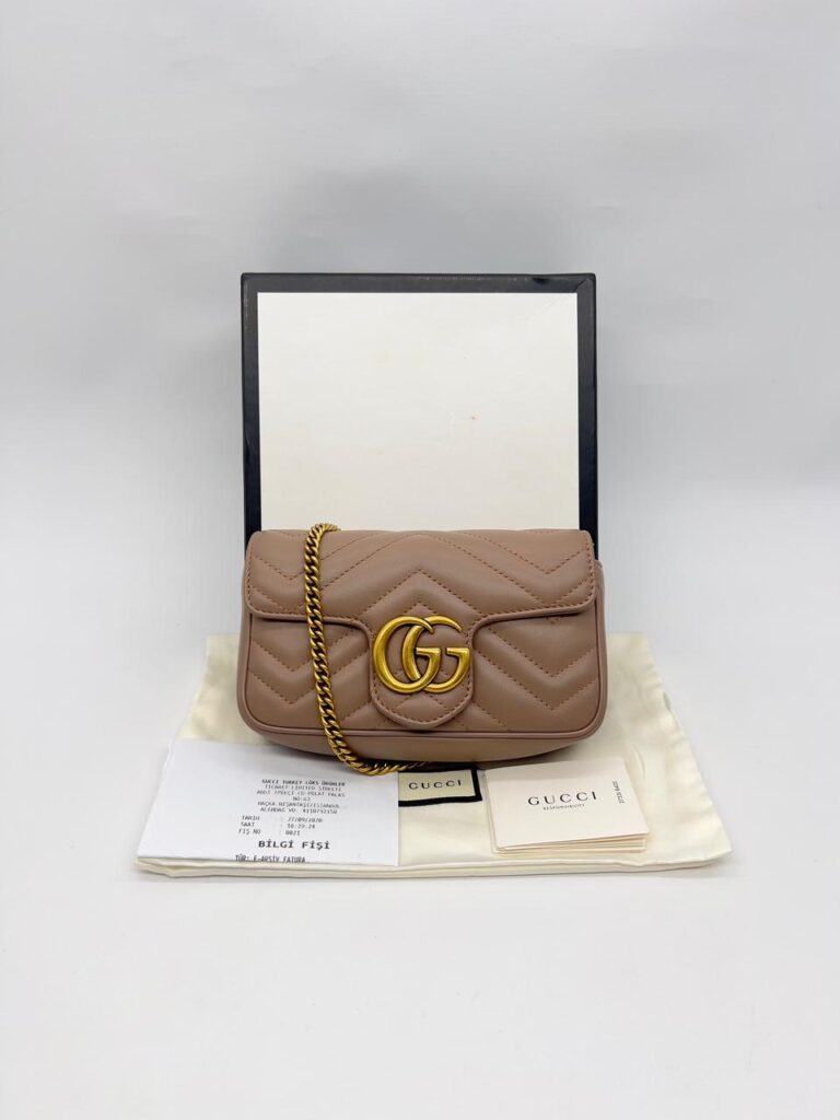 Marmont Supermini Nude GHW