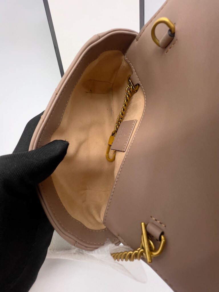 Marmont Supermini Nude GHW