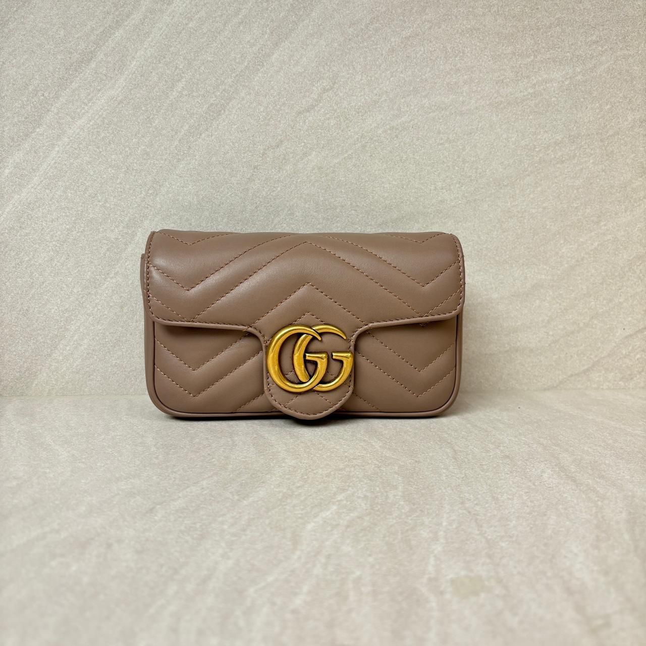 Marmont Supermini Nude GHW