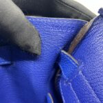 Birkin 30 Retourne Togo Bleu Electrique PHW