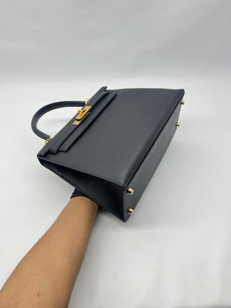 Kelly 28 Epsom Sellier Black GHW