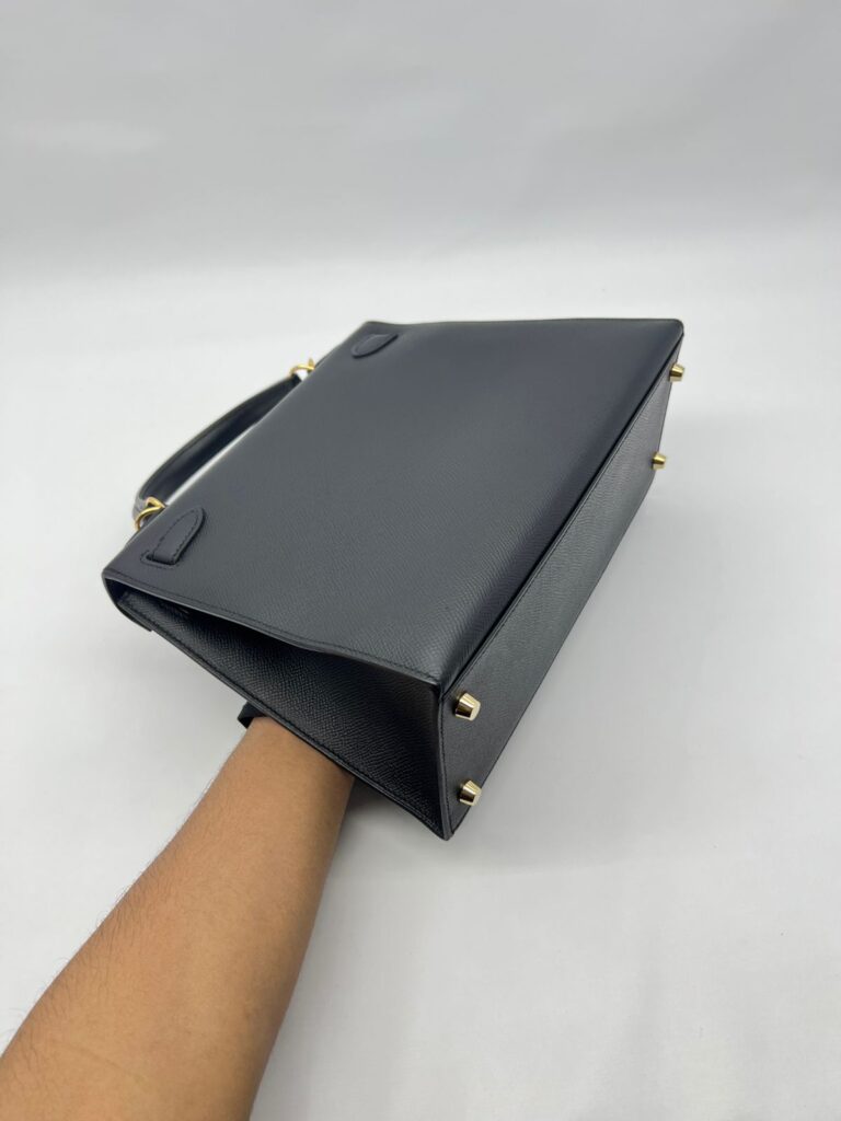 Kelly 28 Epsom Sellier Black GHW