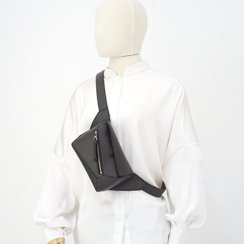 Puzzle Mini Bumbag Dark Brown