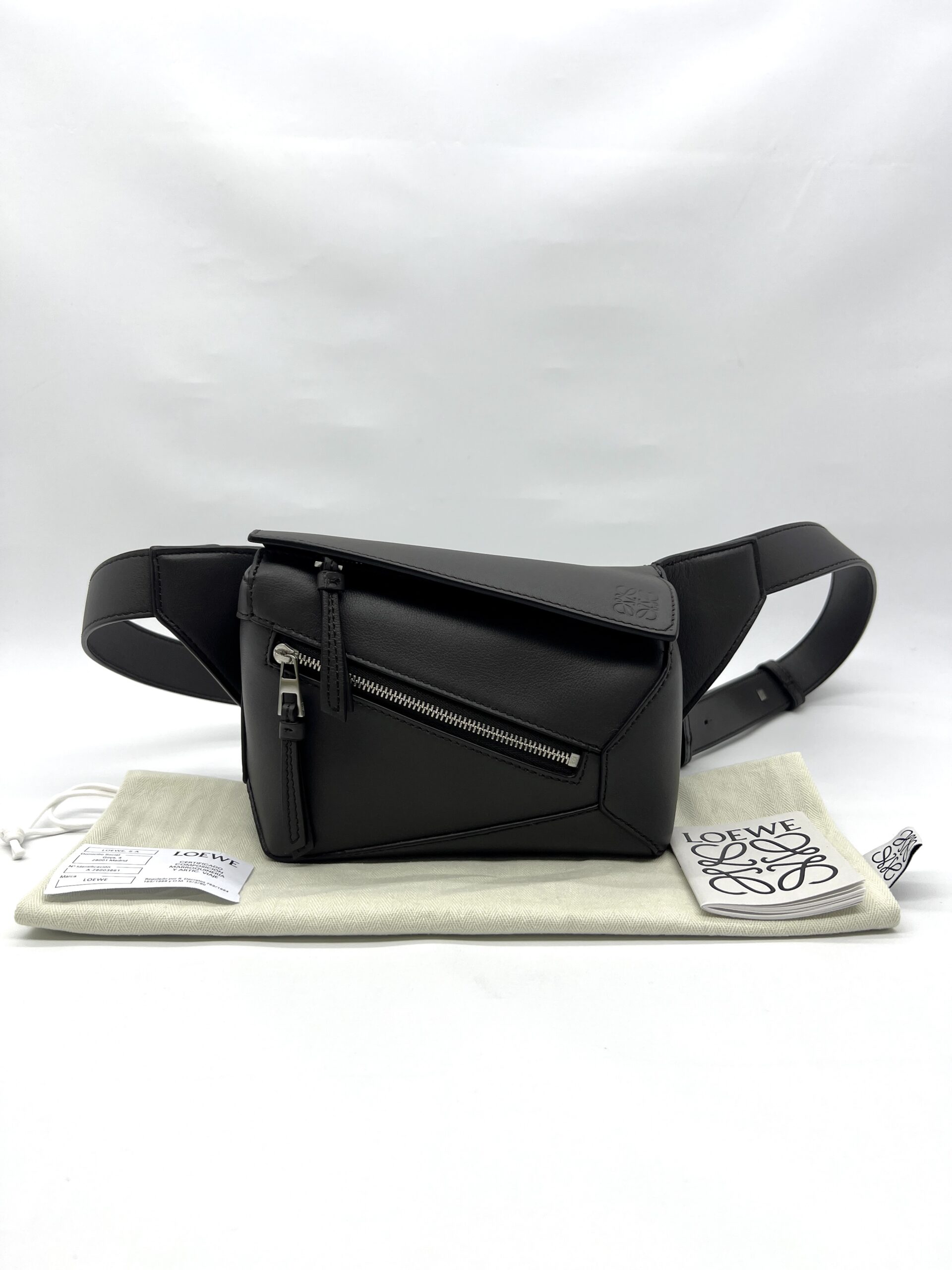 Puzzle Mini Bumbag Dark Brown