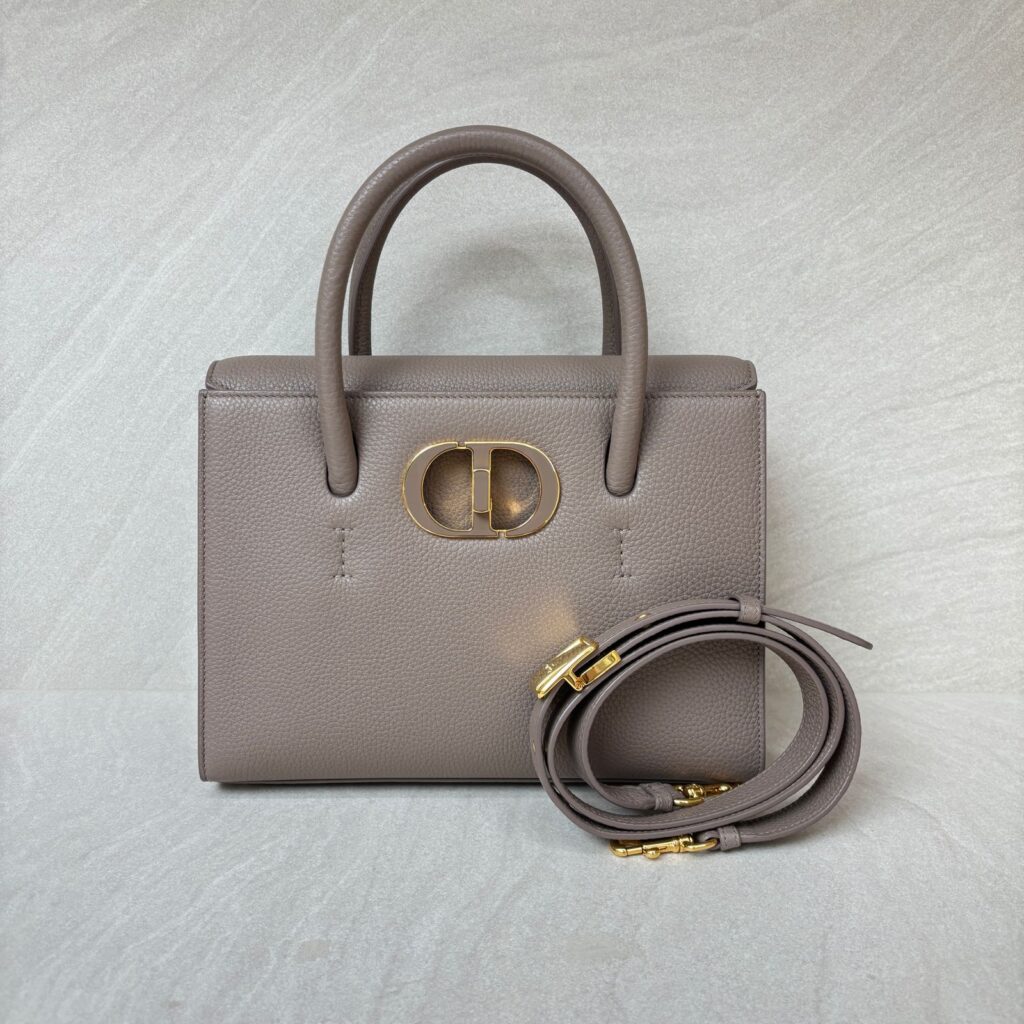 30 Montaigne St Honore Tote Grained Warm Taupe Ghw