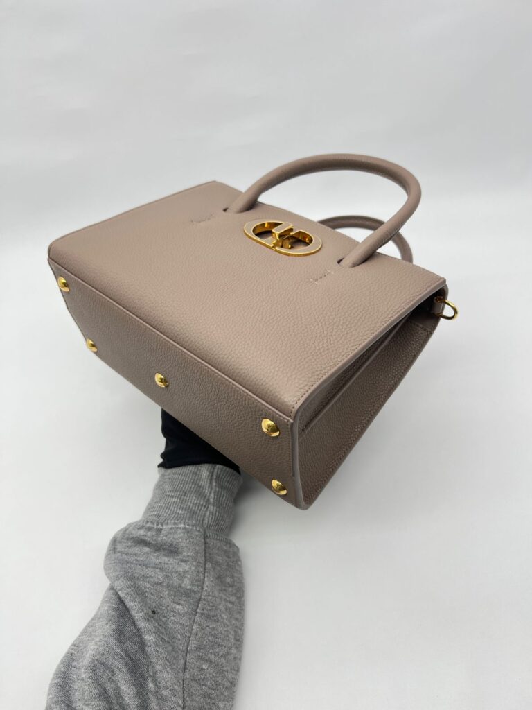 30 Montaigne St Honore Tote Grained Warm Taupe Ghw