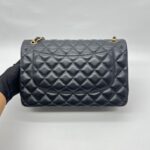 Jumbo Classic Dflap Lambskin Black Ghw