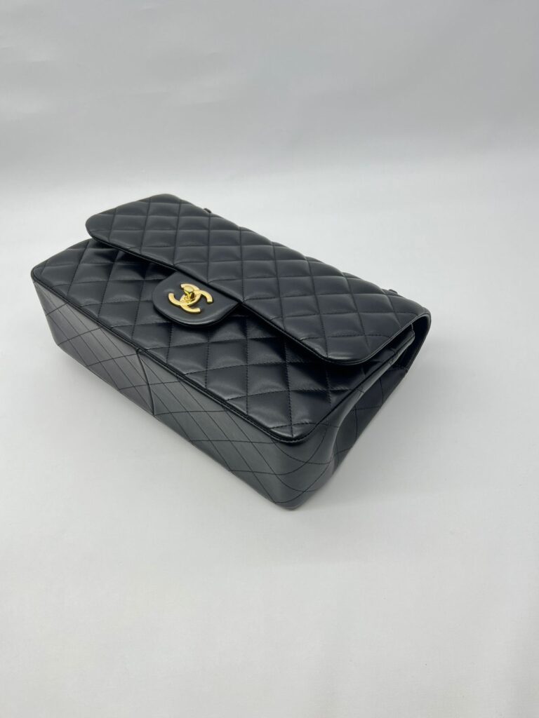 Jumbo Classic Dflap Lambskin Black Ghw