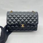 Jumbo Classic Dflap Lambskin Black Ghw