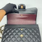 Jumbo Classic Dflap Lambskin Black Ghw