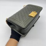 Boy 25 Lambskin Dark Green Ghw